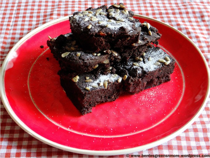 Black Bean Millet Brownies