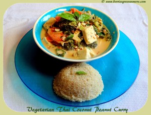 Veggie Thai Coconut Peanut Curry