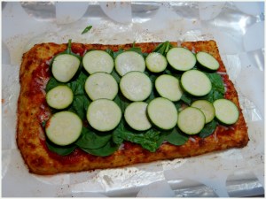 Cauliflower Crust Veggie Pizza