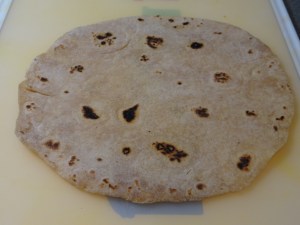 Roti Bean Enchiladas