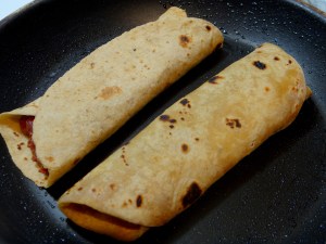 Roti Bean Enchiladas